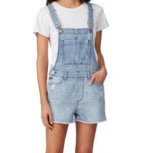 Abigail Denim Distressed Short Overalls by DL1961 Women's Size M